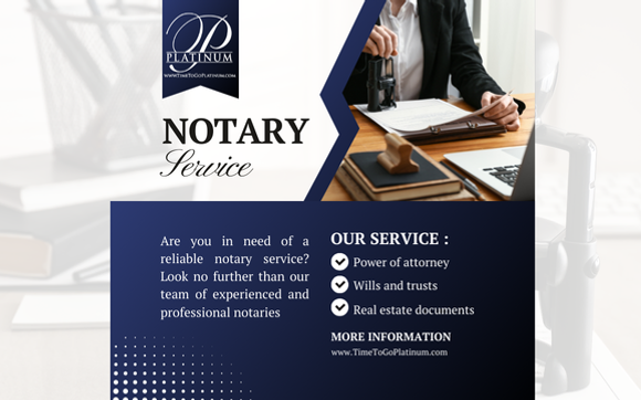 Real Estate Notary by Platinum Title and Escrow, LLC