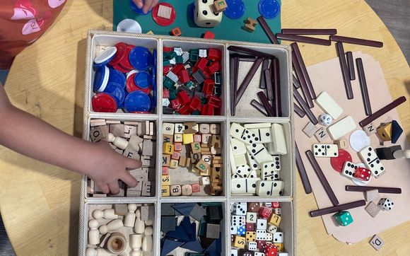 Materials gathered for children, parents, teachers and artists to use creatively by Loose Parts Laboratory