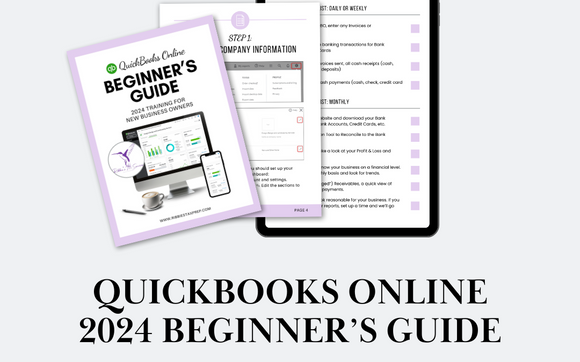 QuickBooks Online Beginner's Guide EBook by Ribbie's Tax Preparation Service