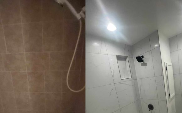 Bathroom remodel  by Handy Hands Home Improvement LLC