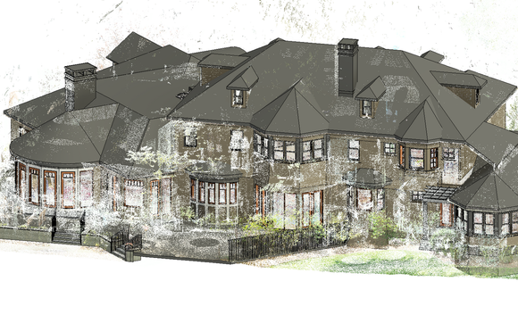 Sample of our precise 3D laser scanning and drafting by Business Owner at Versance LLC, BIM Specialist, As-Built Architectural Drafting and Landscape Estimation Service Provider
