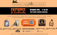 Join us October 19th to support art scholarships and have a blast! by Shoreline Arts Alliance