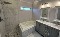 bathroom remodel  by tw homebuilders