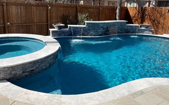 Just right for their yard by Trinity Pool Construction