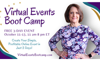 Virtual Events Bootcamp - online event by Emerging Life Coaching
