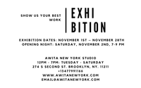 Artists Open Call for whole month in November!! by Awita New York Studio
