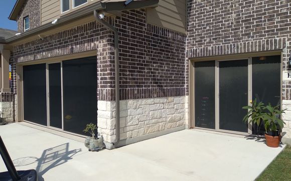Lifestyle Garage Screen Door by Shade Shield Solar Screens & Shades