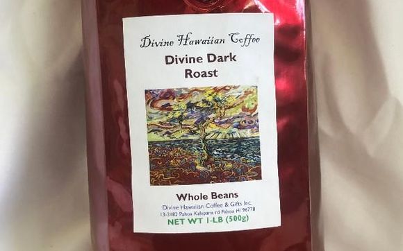 Divine Dark Roast Coffee by Divine Hawaiian Coffee & Gifts Inc