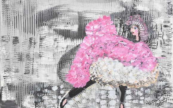 Commissioned original art work by Artist In Her Residence