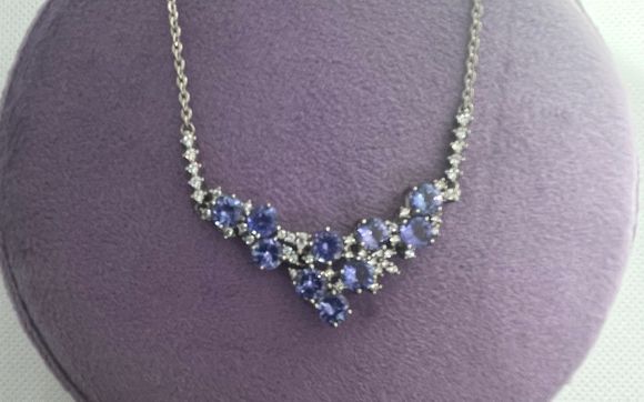 Breathtaking Tanzanite Necklace by Venus Gemstones