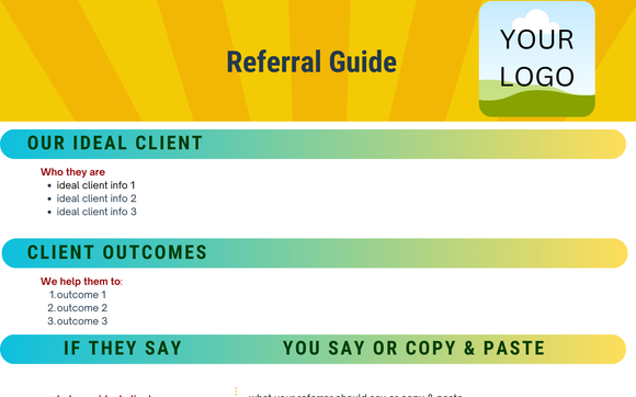 Alignable Referral Guide Template by Anita Toth @ Hidden Revenue ...