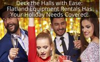 Table & Chair Rentals  by Flatland Equipment Rental Company