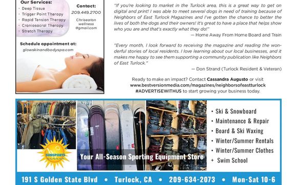 Print Advertising by Neighbors of East Turlock (Publisher & Branding Consultant)