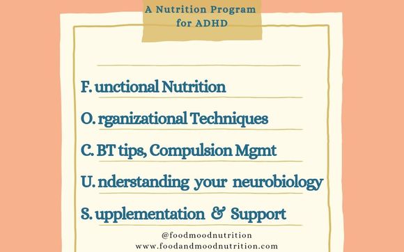 Focus A Nutrition Program For Adhd By Food And Mood Nutrition In
