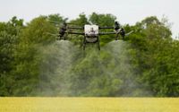 Spraying by Eagle Aerial Solutions, LLC
