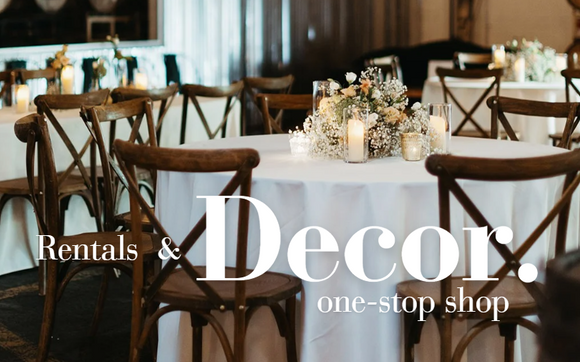 Chairs, Tables  & Tablecloths by Boxwood Event Rentals