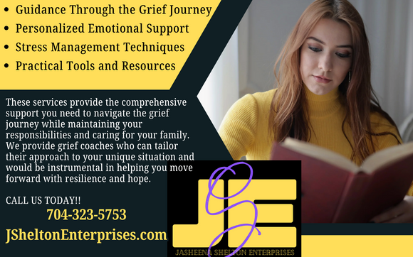 Grief Coaching  by Jasheena Shelton Enterprises