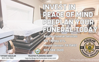 Funeral Pre-planning by Tiffany Aguilar (Aguilar Funeral Services)
