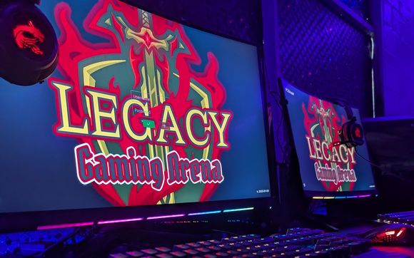Pcs, Xboxs, Nintendo switches, and racing sims by Legacy Gaming Arena