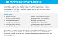 No Minimum for our Services by ComForCare Home Care (Marlborough, MA)