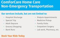 Non-Emergency Transportation by ComForCare Home Care (Marlborough, MA)