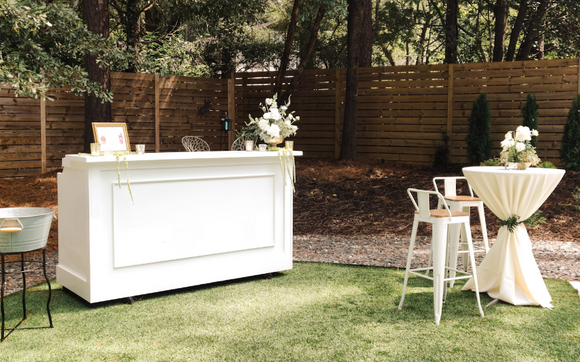 Bars, Tables & Barstools  by Boxwood Event Rentals