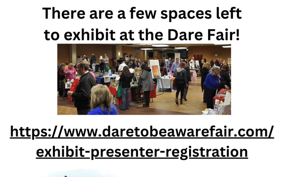 Exhibit Booth at our annual fair by Dare to Be Aware Fair
