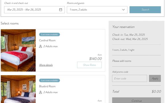 Online Overnight Booking & Reservations by Meadowlark Ridge Bed & Breakfast