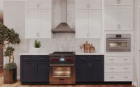 Shaker Style 2 tone Cabinets by Bar-C Custom Cabinets and Remodeling