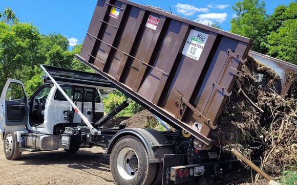 Yard Waste Disposal by MAC Dumpsters