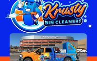 Trash bin cleaning  by Krusty Bin Cleaners