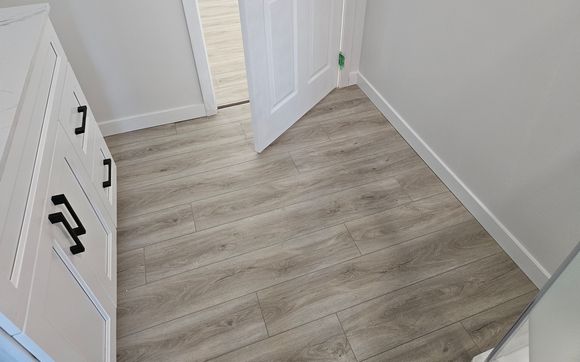 Tile Floor Installation by Bambrough Renovations 