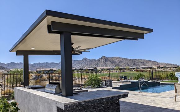 4K Aluminum Cantilever by Oasis Patio Cover