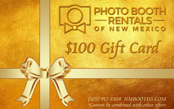 Gift Certificates by Photobooth Rentals of New Mexico