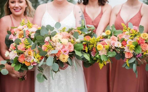 Wedding florals by Sweet Pea Designs