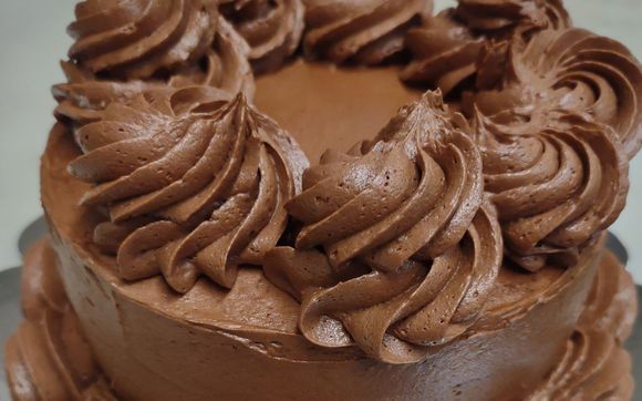 Chocolate birthday cake  by Bake N Cafe