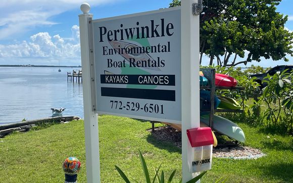 Kayak rentals by Periwinkle Environmental Boat Rentals