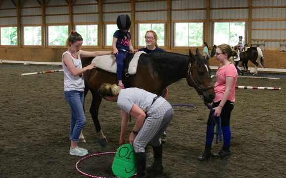 Therapeutic Riding by Horses for a Change at Frog Hollow Farm