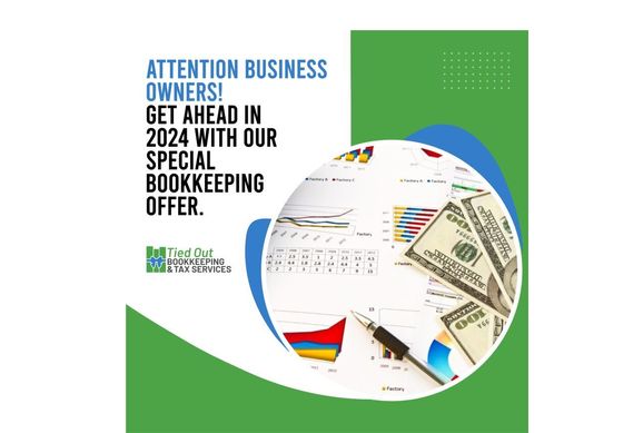 25% Off Back Bookkeeping & Current Bookkeeping Services by Tied Out Books