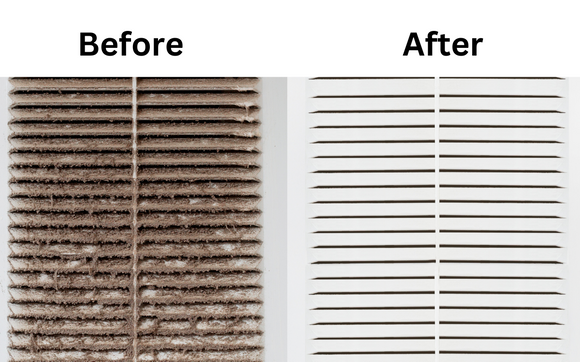 Residential air duct cleaning by Power HVAC Services Inc.