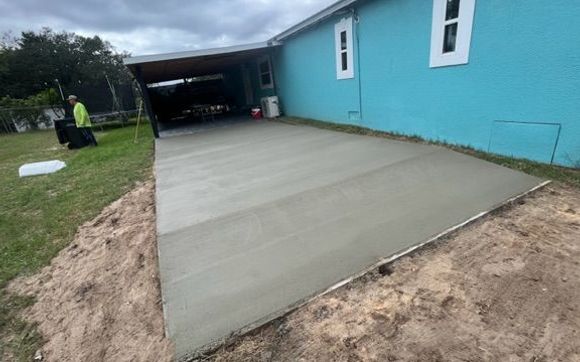 Patio Construction by Anytime concrete pump llc