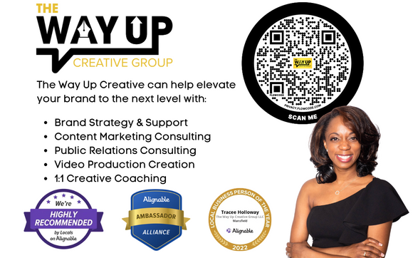 Content Production Services & More by The Way Up Creative Group LLC (Alignable Ambassador & 3x Local Business Person of the Year)