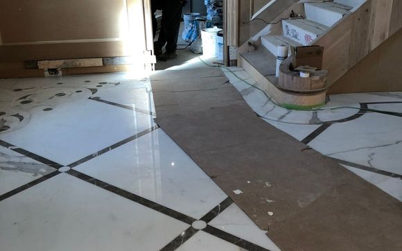 Tile Floor Installation by EP Construction