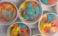 Pre-scooped cups are available for catering. You choose the flavors! by Old Timey Ice Cream
