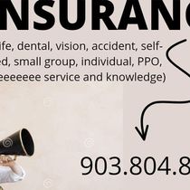 Health, dental, vision coverage!  by Michelle Burton Health Insurance Agent