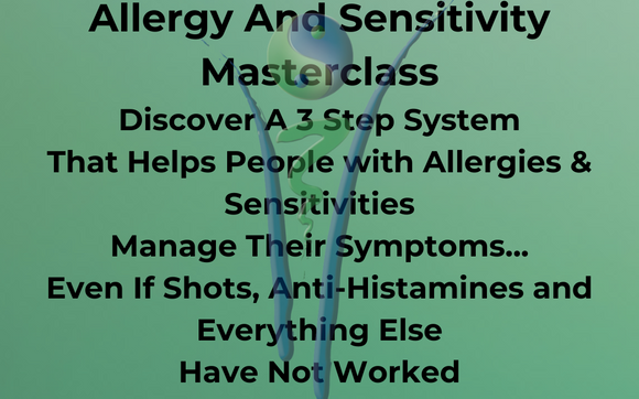 Allergy and Sensitivity Masterclass by No Allergies Please