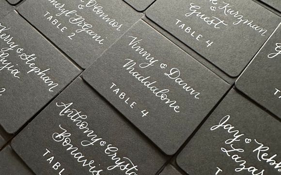 Escort Cards by Sadie Bean Designs