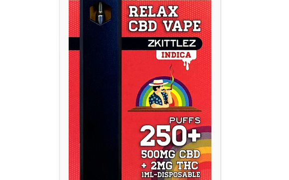 Zkittlez Vape Pen – 1ML 500mg CBD + THC by Big Budz CBD