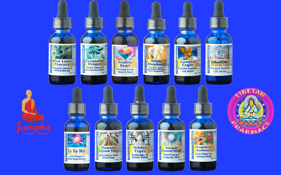 Jampha Botanical & Mineral Terpene Enhanced Infusions based on ancient healing science Sowa Rigpa  by Jampha Tibetan Pharmacy