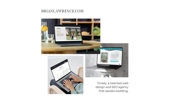 Website & SEO Agency for the Wedding and Event Industry by BrianLawrence.com Web Design, SEO and Consulting